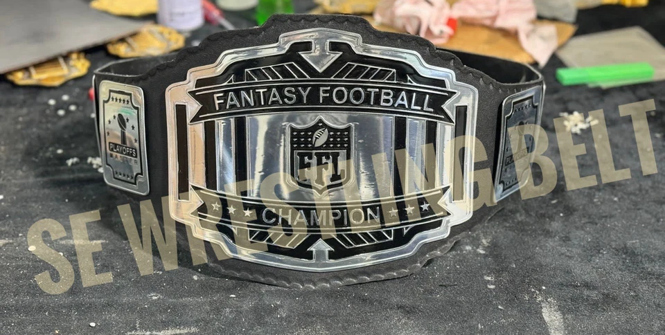 Fantasy Football FFL Championship League Replica Title Belt Super Bowl 2MM Brass Foto 1 de 3