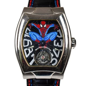 Technomarine 2003 1 of 1 Spider-Man Tourbillon Exclusif 18k White Gold 147 Grams - Picture 1 of 24