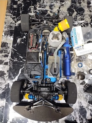 Team Associated Nitro NTC3 RC 1/10 Car Pull Start  - Image 1 of 4