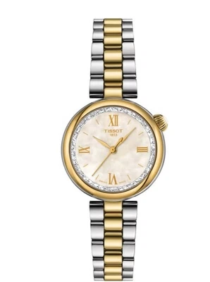 New TISSOT T152.010.22.118.01 Desir 28mm womens Gold MOP 100% New with Box - image 1 of 4