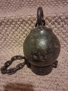 Ball And Chain .authentic Medieval Cosplay Unique Rare History - Picture 1 of 3