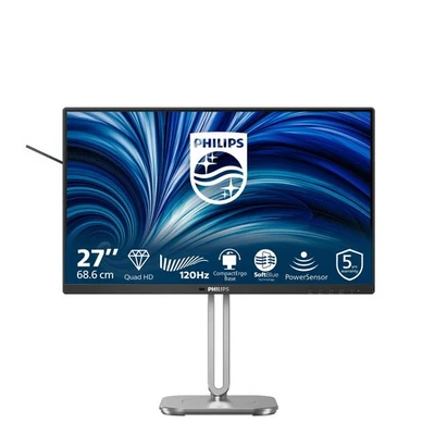 Philips 4000 Series 27B2N4500 27-inch Quad HD Monitor - Image 1 of 4