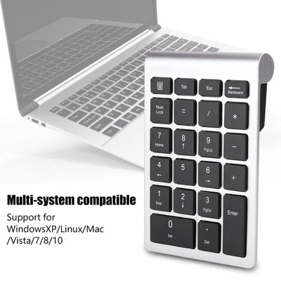 RF304 22 Keys Numeric Keypad USB 2.4G Wireless Mini Keyboard With Receiver Hot - Bild 1 von 4