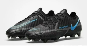 Nike Phantom GT2 Elite FG Black Iron Grey Cleats CZ9890-004 - Men's Size 10 New - Picture 1 of 12