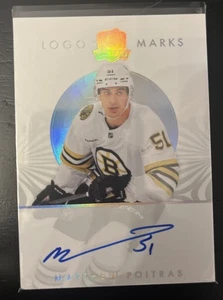 2023-24 Upper Deck The Cup Logo Marks #MP Matthew Poitras Auto Rc - Picture 1 of 1
