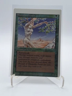 SHANODIN DRYADS 1994 REVISED EDITION Magic: the Gathering "factory error" mint - Image 1 of 3