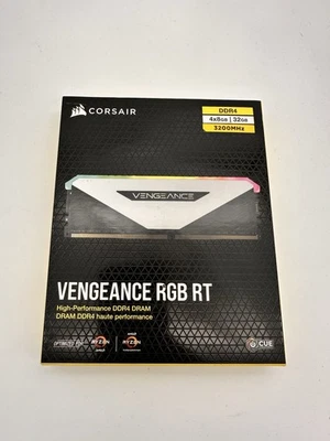 Corsair Vengeance RGB RT 32GB (4x8GB) DDR4 DRAM 3200MHz High Performance, Haute - Image 1 of 2