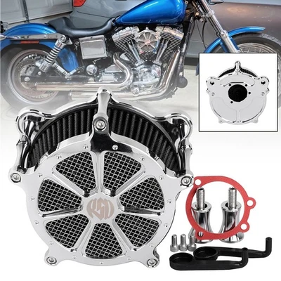 Chrome Air Cleaner Intake Filter For Harley Heritage Softail Dyna Street Fat Bob - Изображение 1 из 4