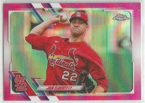 2021 Topps Chrome Baseball Jack Flaherty #70 Magenta Parallel 286/399 - Bild 1 von 2