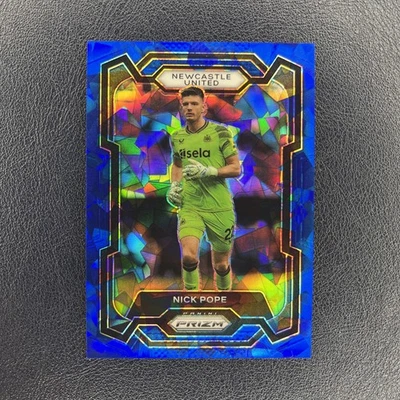 Nick Pope /75 - Prizm Premier League 2023-24 Blue Cracked Ice Prizm Newcastle - Image 1 of 2