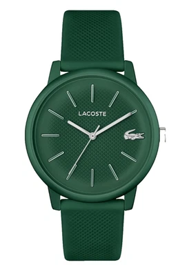 LACOSTE 12.12 2011245 GREEN DIAL SILICONE STRAP 42MM MENS WATCH - Image 1 of 4