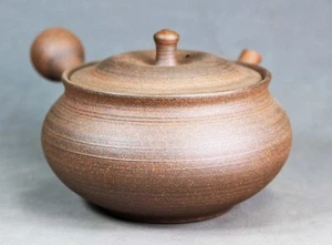 Tokoname handgefertigte Teekanne Kyusu von Hokujo, #hokujo226: D106*H75mm, 290ml - Bild 1 von 9