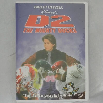  D2 THE MIGHTY DUCKS Disney's DVD Disc, White Plastic Case & Insert - Image 1 of 3