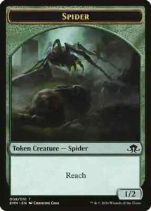 Spider Token Eldritch Moon Light Play Magic The Gathering Magic DNA JUEGOS - Imagen 1 de 1
