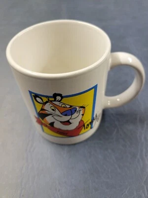 2002 Kellogg's Co. Used Frosted Flakes Tony The Tiger Character Ceramic Cafe Mug - Image 1 of 4