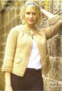 8368 Stylecraft Signature Chunky - Cardigan Knitting Pattern - Picture 1 of 1