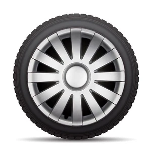 Set of 15" Wheel Trims to fit Fiat Bravo,Doblo,Punto, Multipla + centre badges - Picture 1 of 4