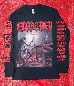 EMBALMER BLOOD EVERYWHERE OFFICIAL LONGSLEEVE XXL autopsy mortician cannibal - Picture 1 of 2