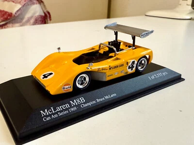 MINICHAMPS 530694304 MCLAREN M8B VINCITORE CANAM 1969 B. MCLAREN1/43 - Immagine 1 di 4