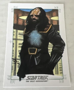 2022 Star Trek Archives & Inscriptions Leon Braojos Sketch Card SketchaFEX 1/1 - Picture 1 of 2