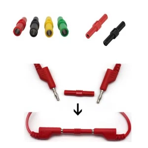 Connector Insulated Banana Socket Female Socket 4mm to 4mm Banana Plug Coupler - Picture 1 of 13