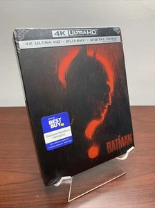 The Batman Steelbook (4K UHD+Blu-ray+Digital) Factory Sealed Sold OUT!! OOP MINT - Picture 1 of 6