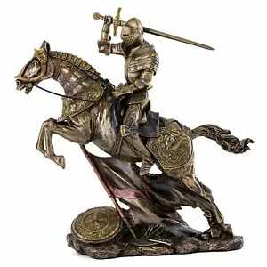 Caballero Grande a Caballo sosteniendo una espada bronce fundido en frío por Veronese. Genial. - Imagen 1 de 8