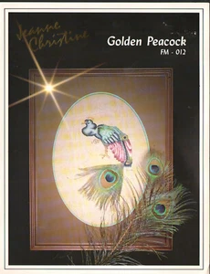 Libro patrón punto de cruz pavo real dorado de Jeanne Christine - Imagen 1 de 1