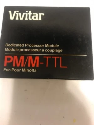 Vivitar Dedicated Processor Module PM/M-TTL Pour Minolta - Image 1 of 3