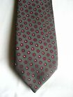  Krawatte 7 cm breit,  Mark Seven 107, Polyester, dunkelgrau/rot/wei