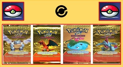 Pokemon TCG Lot of 100% Authentic Empty Booster Pack Wrappers | EXPEDITION WOTC - Image 1 of 4