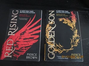 Red Rising & Golden Son By: Pierce Brown Book 1 & 2 of the R.R. Trilogy ~PB~NM~ - Bild 1 von 5