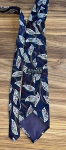 Necktie Zylos George Machado  Paisley Design Silk 100%  price tag attached New - Picture 1 of 7