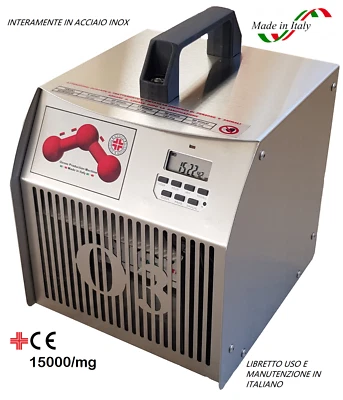 GENERATORE DI OZONO 15000MGH MACCHINA PURIFICATORE ARIA INDUSTRIALE OZONIZZATORE - Immagine 1 di 2