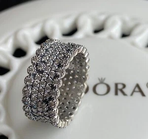Auténtico anillo Pandora lujoso brillante #196313CZ - Imagen 1 de 4