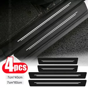 Car Parts Door Plate Sill Scuff Cover Anti-Scratch Sticker Protector Strip Cover - Picture 1 of 13