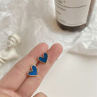 Sweet Heart Stud Earrings For Women Girls Enamel Earrings Mini Ear Studs Trendy_
