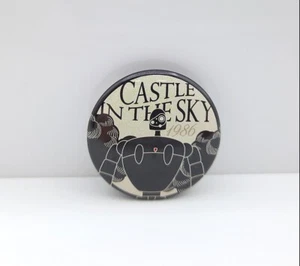 Laputa Castello nel Cielo Lattina Metallo Distintivo Bottone Spilla 1" Mini Giappone Gacha - Foto 1 di 2