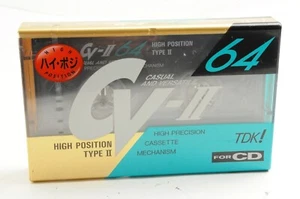 TDK CV-II High Position Type II Cassette Tape 64 min - Picture 1 of 4