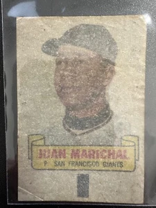 1966 Topps Rub Offs / Transfers Juan Marichal - Bild 1 von 2
