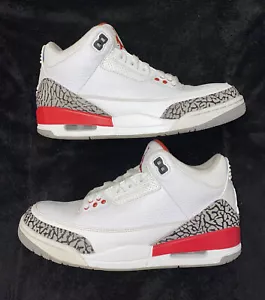 Air Jordan 3 Retro Hall of Fame Katrina Style # 136064-116 Herren Größe 8 - Bild 1 von 8