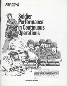 Historical book Soldier Performance in Continuous Operations - Picture 1 of 1