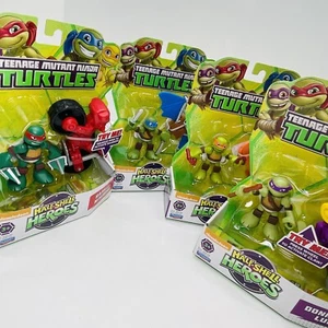 2014 Half Shell Heroes LEO DONNIE RAPH MIKEY Ninja Turtles FIRST 4 LOT - NEW - Picture 1 of 11