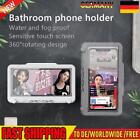 Waterproof Bath Phone Case Holder Nail Free Wall Touch Screen Storage Organizer