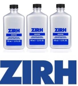 3 PACK ZIRH Soothe Gel Post-Shave Solution 100 ml / 3.4 x 3 Oz UNBOXED