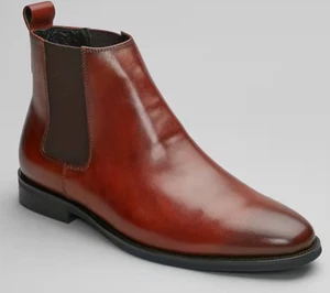 Joseph Abboud Wylie einfache Zehenpartie Chelsea Stiefel - 10 D-Breite Farbe: hellbraun - Bild 1 von 3