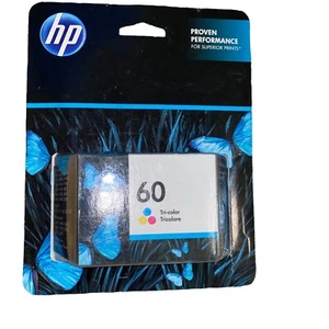 GENUINE HP 60 Color Ink Expired 1/2021 SEALED OEM - Picture 1 of 3