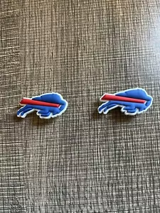 Buffalo Bills Football Team Charm For Crocs Shoe Charms Bracelet - 2 Pieces - Picture 1 of 1
