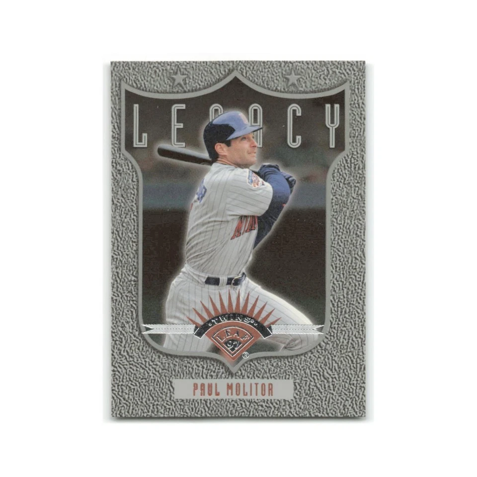 Paul Molitor 1997 Leaf #362 Minnesota Twins Baseball Card NM - Image 1 of 3