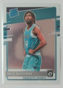 Nick Richards Rated Rookie 2020/21 Donruss Optic NBA Basketball Hornets